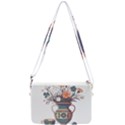 Flower Vase Nature Bloom Blossom Double Gusset Crossbody Bag View1