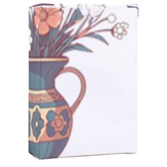 Flower Vase Nature Bloom Blossom Playing Cards Single Design (rectangle) With Custom Box by Salmanaz77