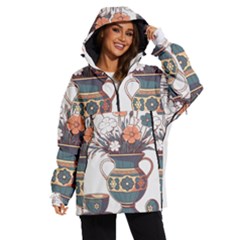 Flower Vase Nature Bloom Blossom Women s Ski And Snowboard Waterproof Breathable Jacket