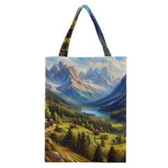 Forest Landscape Nature Trees Classic Tote Bag by Salmanaz77