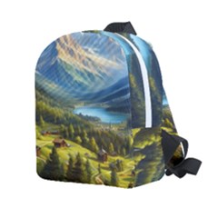 Forest Landscape Nature Trees Kids  Age 2-4 Lightweight Preschool Backpack by Salmanaz77