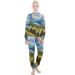 Forest Landscape Nature Trees Women s Lounge Set