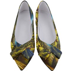 Forest Landscape Nature Trees Women s Bow Heels