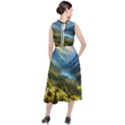 Forest Landscape Nature Trees Round Neck Boho Dress View2