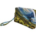 Forest Landscape Nature Trees Wristlet Pouch Bag (Small) View1