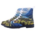 Forest Landscape Nature Trees Men s High-Top Canvas Sneakers View2