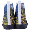 Forest Landscape Nature Trees Men s High-Top Canvas Sneakers View4