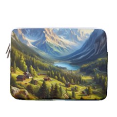 Forest Landscape Nature Trees 14  Vertical Laptop Sleeve Case With Pocket by Salmanaz77