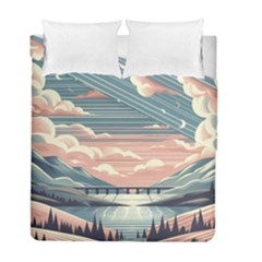 Artwork Painting Sculpture Nature Duvet Cover Double Side (full/ Double Size) by Salmanaz77