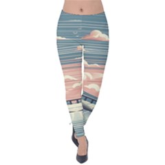 Artwork Painting Sculpture Nature Velvet Leggings