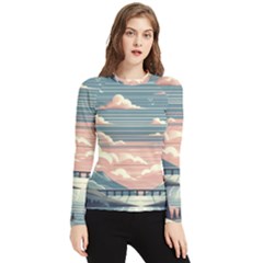 Artwork Painting Sculpture Nature Women s Long Sleeve Rash Guard