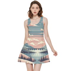 Artwork Painting Sculpture Nature Inside Out Reversible Sleeveless Dress