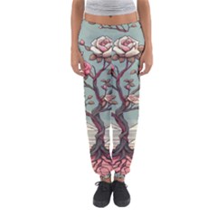 Roses Flowers Bloom Nature Blossom Women s Jogger Sweatpants by Salmanaz77