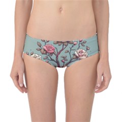 Roses Flowers Bloom Nature Blossom Classic Bikini Bottoms by Salmanaz77