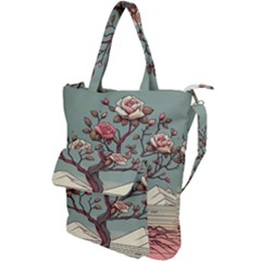 Roses Flowers Bloom Nature Blossom Shoulder Tote Bag by Salmanaz77