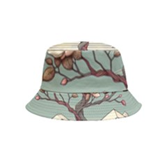 Roses Flowers Bloom Nature Blossom Inside Out Bucket Hat (kids)