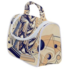 Thinker Sculpture Design Geometric Satchel Handbag