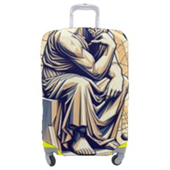 Thinker Sculpture Design Geometric Luggage Cover (medium)