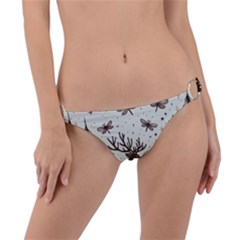 Artwork Graffiti Painting Creative Ring Detail Bikini Bottoms