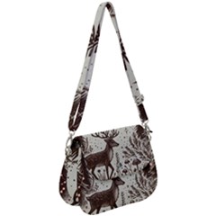 Artwork Graffiti Painting Creative Saddle Handbag