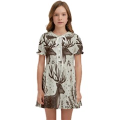 Artwork Graffiti Painting Creative Kids  Sweet Collar Dress