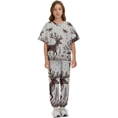 Artwork Graffiti Painting Creative Kids  T-shirt And Pants Sports Set by Salmanaz77