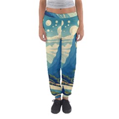 Mountains Nature Forest Landscape Women s Jogger Sweatpants