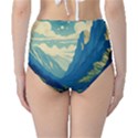 Mountains Nature Forest Landscape Classic High-Waist Bikini Bottoms View2