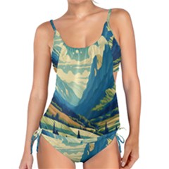 Mountains Nature Forest Landscape Tankini Set