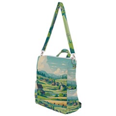 Countryside Meadow Rural Bloom Crossbody Backpack