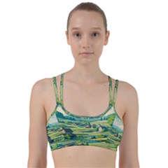 Countryside Meadow Rural Bloom Line Them Up Sports Bra by Salmanaz77