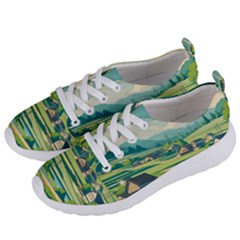 Countryside Meadow Rural Bloom Women s Lightweight Sports Shoes