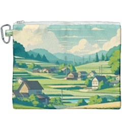 Countryside Meadow Rural Bloom Canvas Cosmetic Bag (xxxl) by Salmanaz77