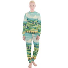 Countryside Meadow Rural Bloom Women s Lounge Set