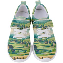 Countryside Meadow Rural Bloom Women s Velcro Strap Shoes by Salmanaz77