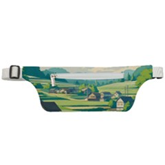 Countryside Meadow Rural Bloom Active Waist Bag