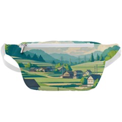 Countryside Meadow Rural Bloom Waist Bag 