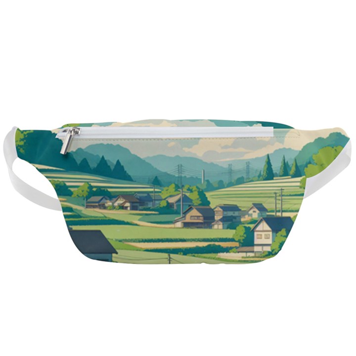 Countryside Meadow Rural Bloom Waist Bag 