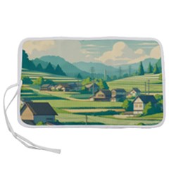 Countryside Meadow Rural Bloom Pen Storage Case (m) by Salmanaz77