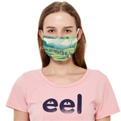 Countryside Meadow Rural Bloom Cloth Face Mask (adult)