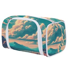 Mountains Countryside Agriculture Toiletries Pouch