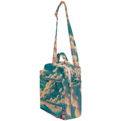 Mountains Countryside Agriculture Crossbody Day Bag