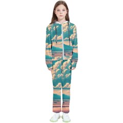 Mountains Countryside Agriculture Kids  Tracksuit