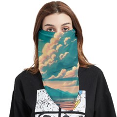 Mountains Countryside Agriculture Face Covering Bandana (triangle) by Salmanaz77