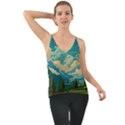 Mountains Rural Countryside Sky Chiffon Cami View1