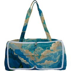 Mountains Rural Countryside Sky Multi Function Bag by Salmanaz77