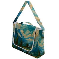 Mountains Rural Countryside Sky Box Up Messenger Bag by Salmanaz77