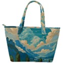 Mountains Rural Countryside Sky Back Pocket Shoulder Bag  View2