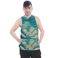 Mountains Rural Countryside Sky Men s Sleeveless Hoodie by Salmanaz77