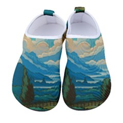 Mountains Rural Countryside Sky Kids  Sock-style Water Shoes